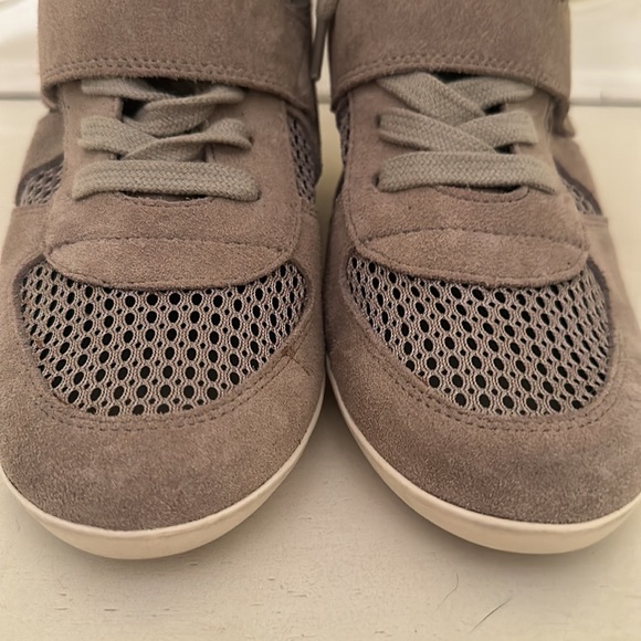 Ash Bowie Gray Suede Hidden Wedge Sneakers Side 40 - Picture 7 of 7